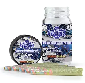 Lift Tickets - Brilliance - OG Kush x Orange Bananas (33% Indica) - .5g Pre-Roll x 5-Pack