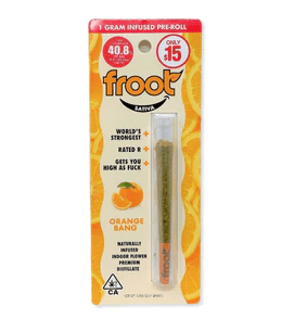 1g Orange Bang Infused PRE ROLL - FROOT