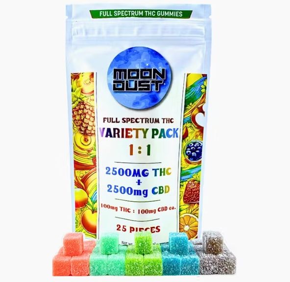 2500mg:2500mg Thc Variety 1:1 - 25 Pieces