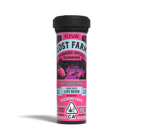 Kiva - Lost Farm Raspberry 'Wedding Cake' Gummies (100mg)