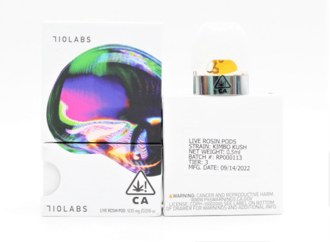 710 LABS-Kimbo Kush -Tier 3 Live resin Pod 500mg