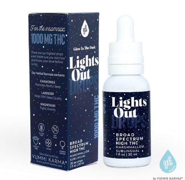 Lights Out 1000mg Herbal Cannabis Tincture