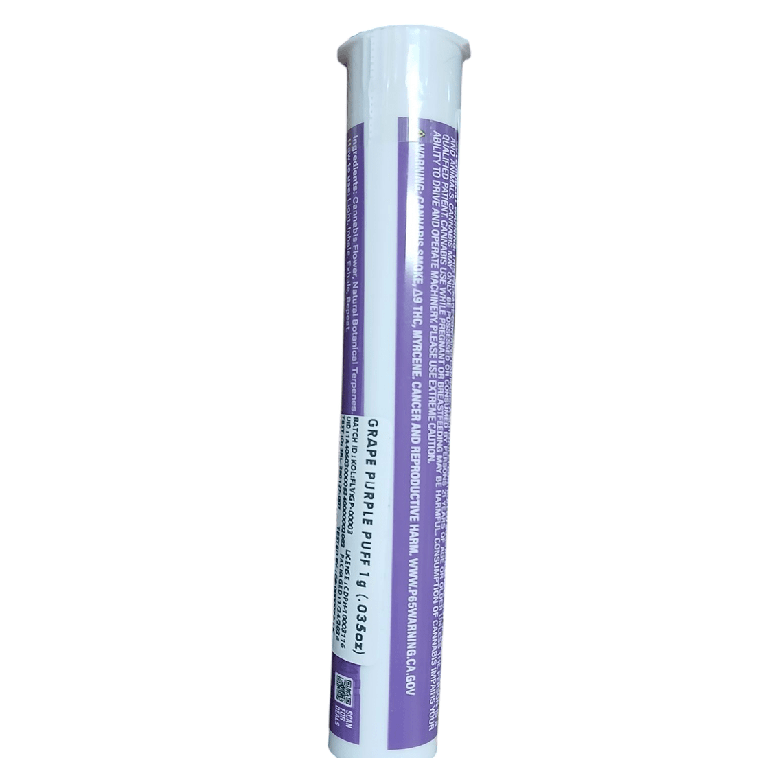 Kolas - Grape Purp Puff 1g Infused Preroll Indica