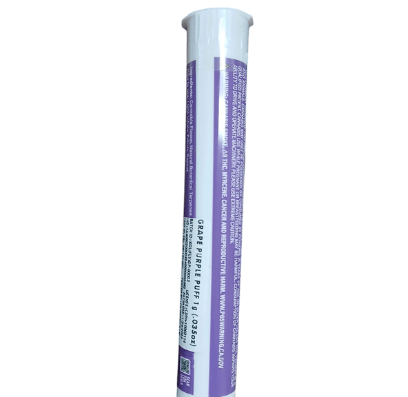 Kolas - Grape Purp Puff 1g Infused Preroll Indica