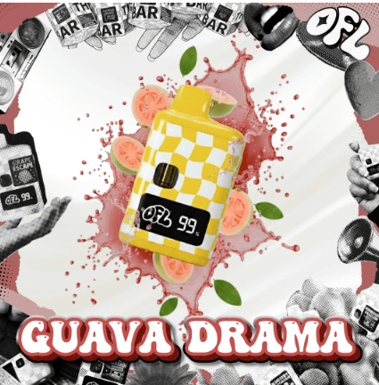 Oakfruitland - Guava Drama Liquid Diamonds Disposable Vape 1g