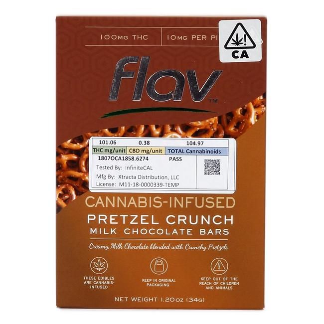 Flav - Pretzel Crunch Milk Chocolate bars