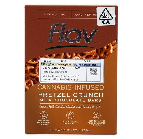 Flav - Pretzel Crunch Milk Chocolate bars