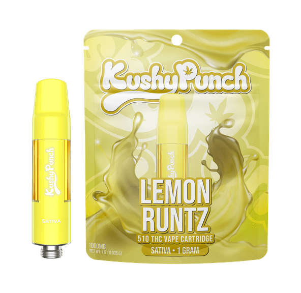 Kushy Punch | Vape Cart | 1g | Lemon Runtz