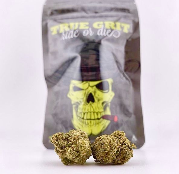 PRE-ORDER ONLY *Deal! $59 1/2 oz. Kush Mints (28.97%/Hybrid) - True Grit *Disclaimer