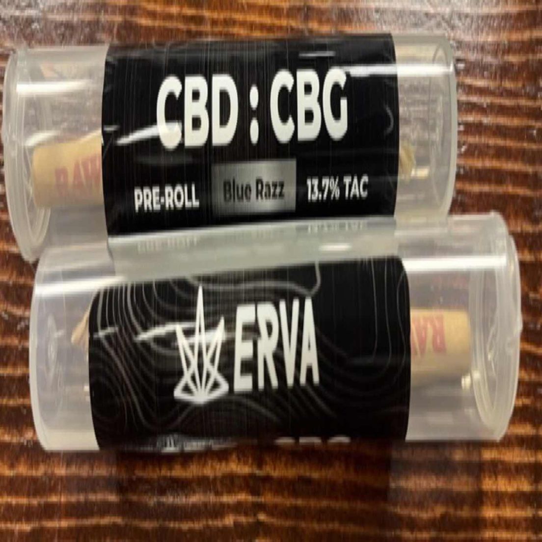 Blue Razz (CBD:CBG) | 1g Hemp Flower Preroll | ERVA