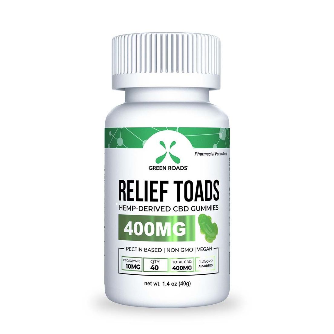 Green Roads 400mg CBD (10MG Each) 40ct Gummies