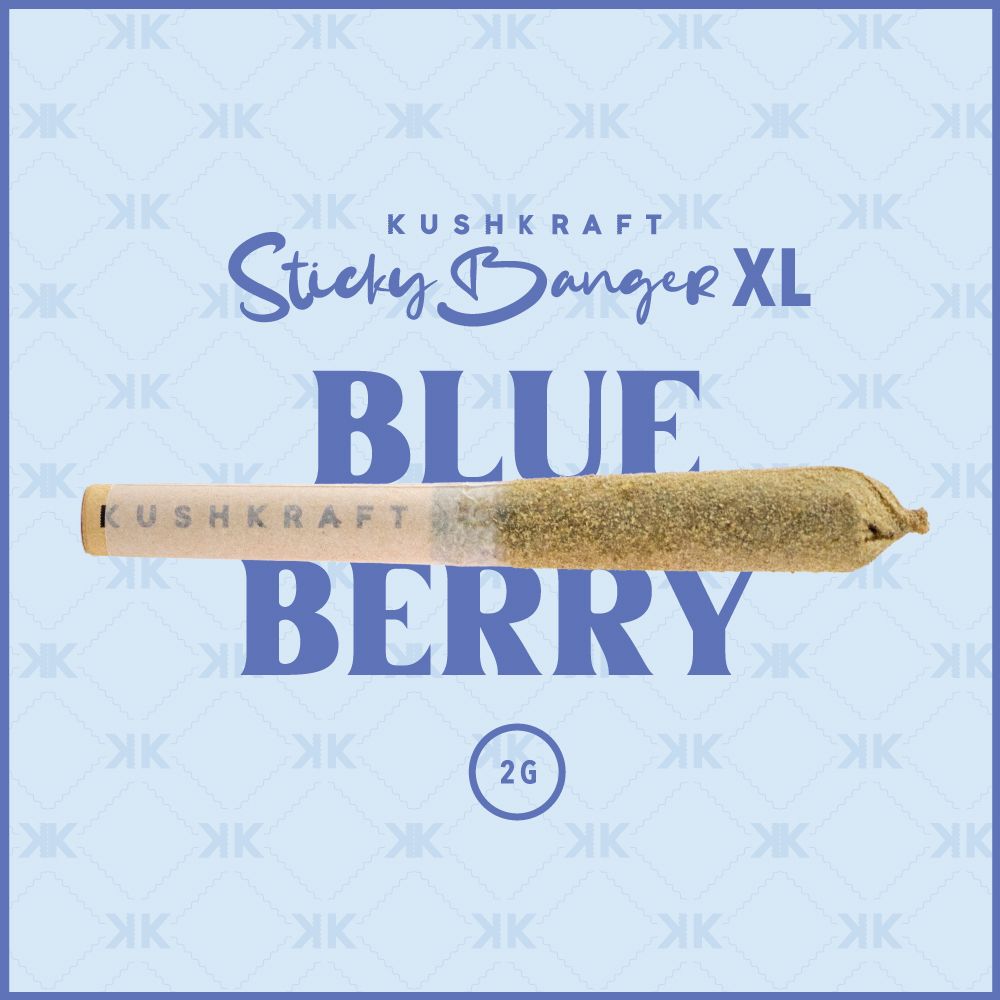 1 x 2G XL Infused Sticky Banger Indica Blueberry by KushKraft