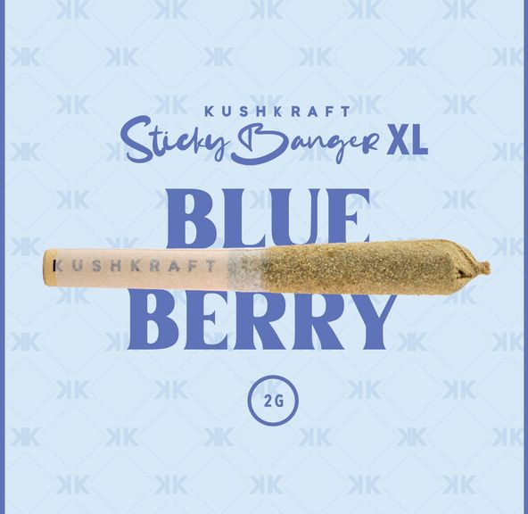 1 x 2G XL Infused Sticky Banger Indica Blueberry by KushKraft