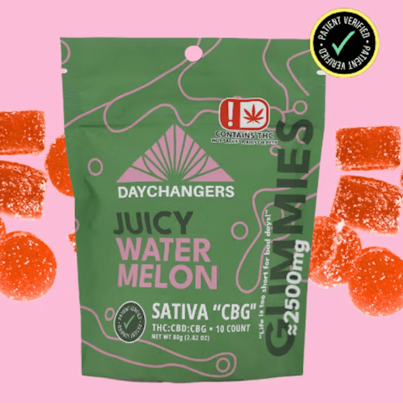 2500mg THC Gummy - Sativa Juicy Watermelon