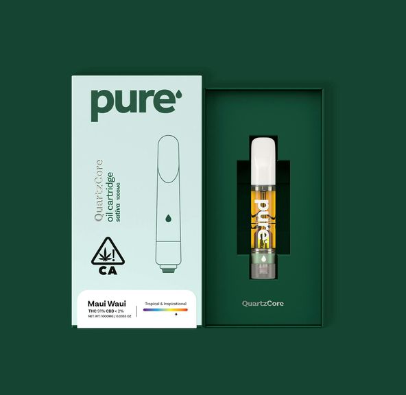 Pure- QuartzCore Maui Wowie Cart 1g (S)