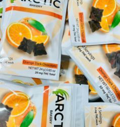 AB Orange Dark Chocolate 10pk 100mg