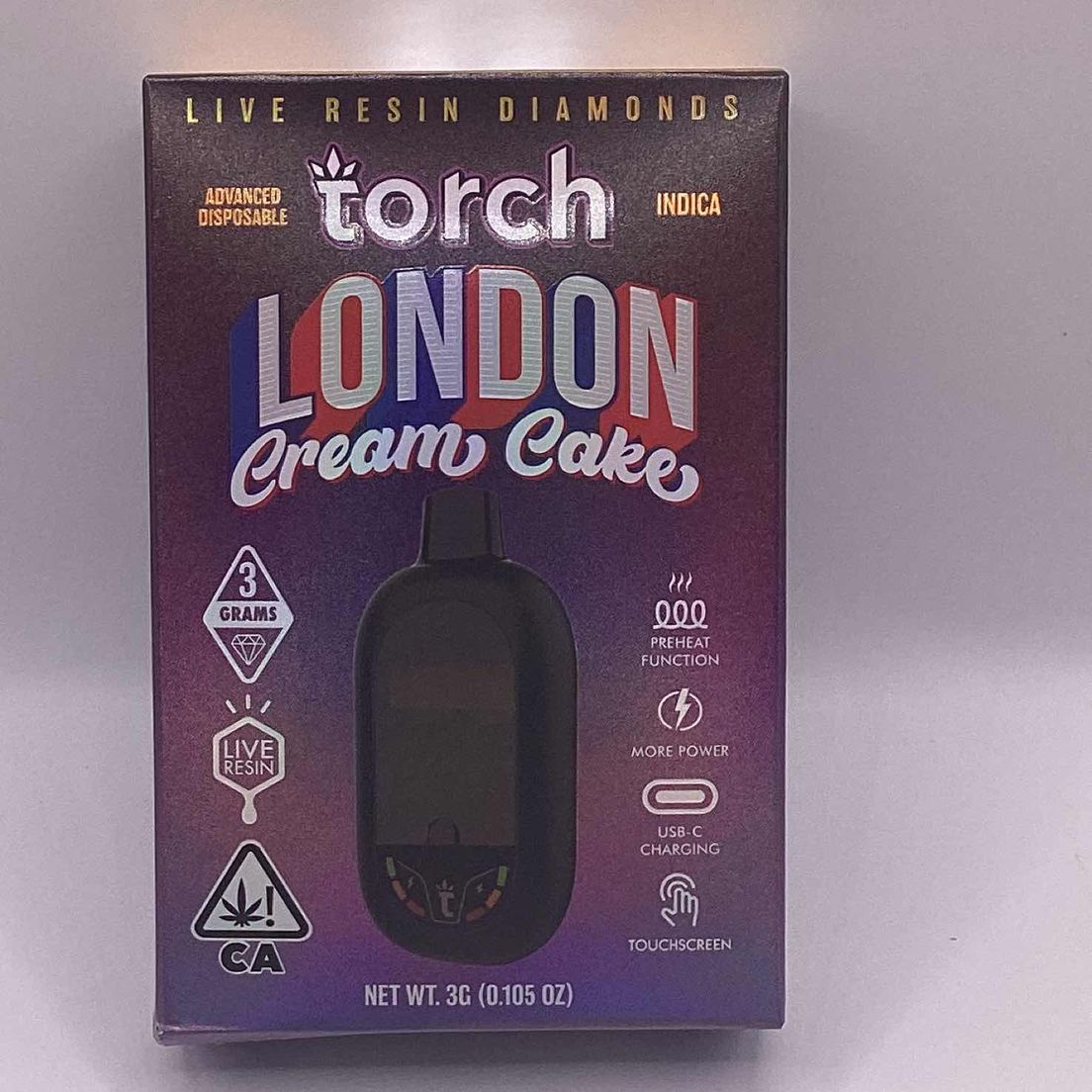 Torch - Disposable - London Cream Cake - 3G
