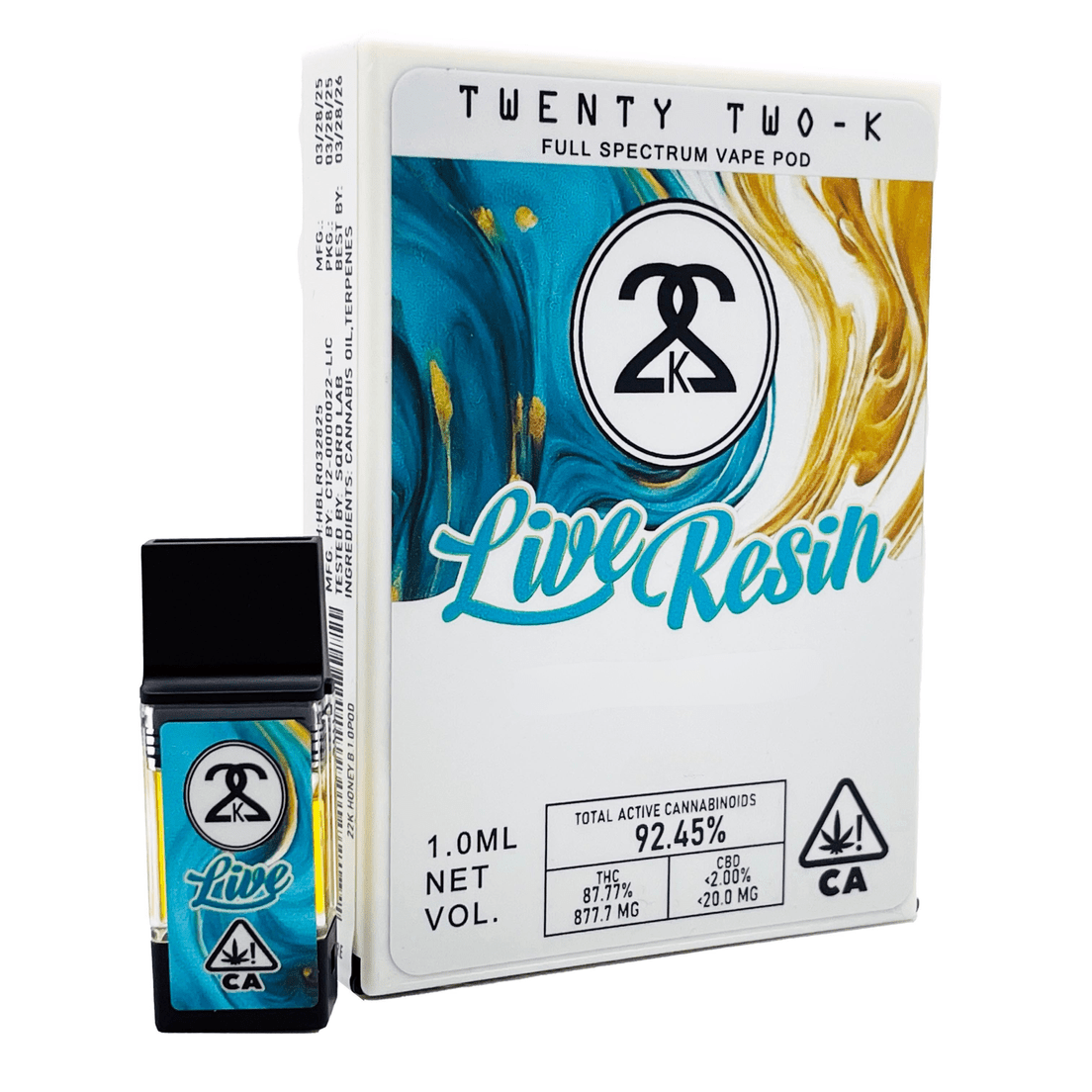 22K | Pod | 1g | Live Resin | Headband OG | PlugPlay Compatible