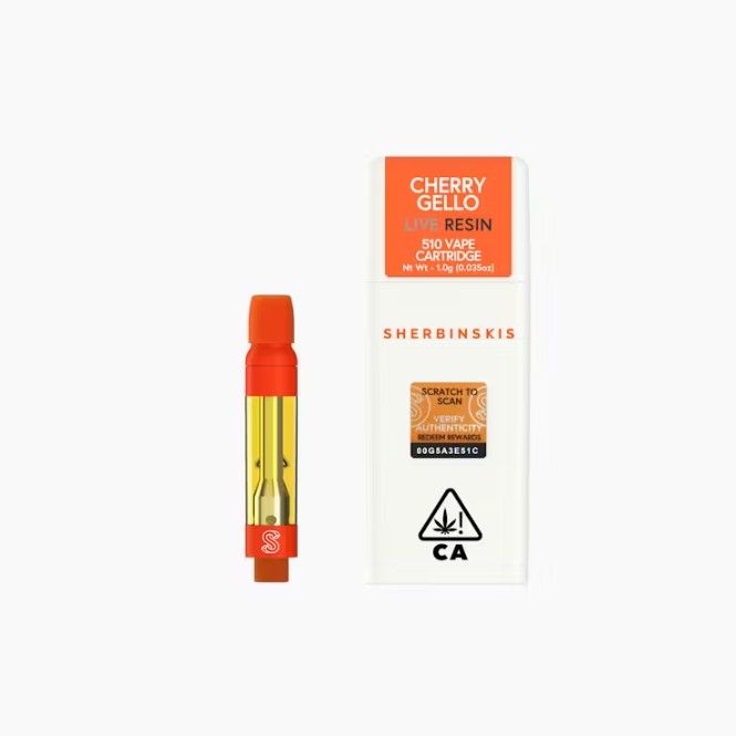 Cherry Gello Live Resin Cart
