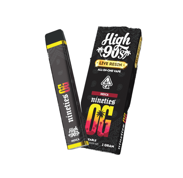 High 90s | AIO Vape | 1g | Live Resin | Nineties OG