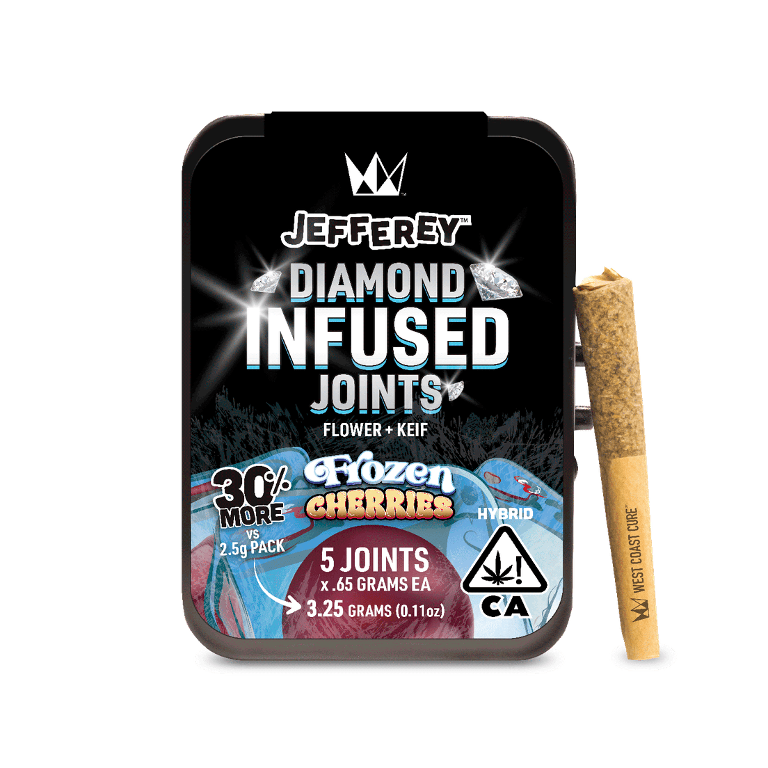 Frozen Cherries - Jefferey Infused Joint .65g 5 Pack