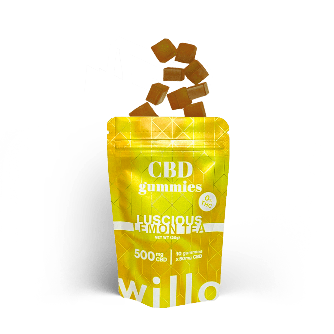 Willo 500mg CBD Gummies: Luscious Lemon Tea
