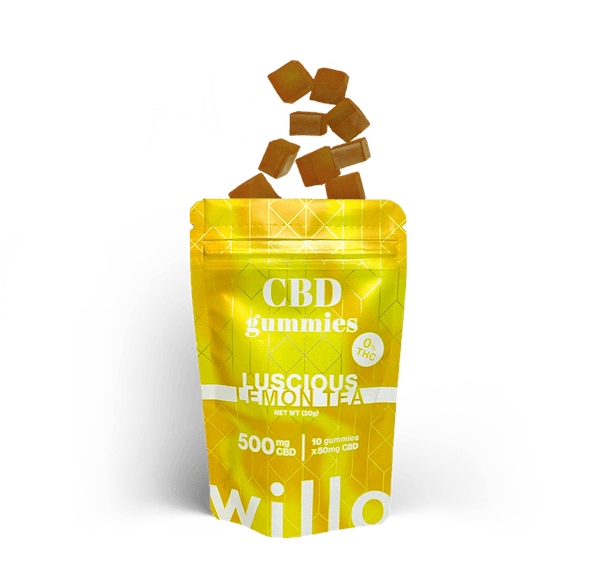 Willo 500mg CBD Gummies: Luscious Lemon Tea