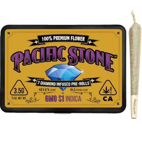 GMO Indica Infused Pre-Rolls 7pk