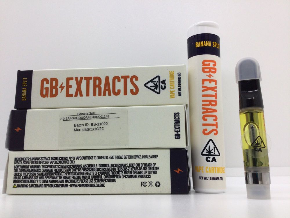 1G BANANA SPLIT CART - GBEXTRACTS