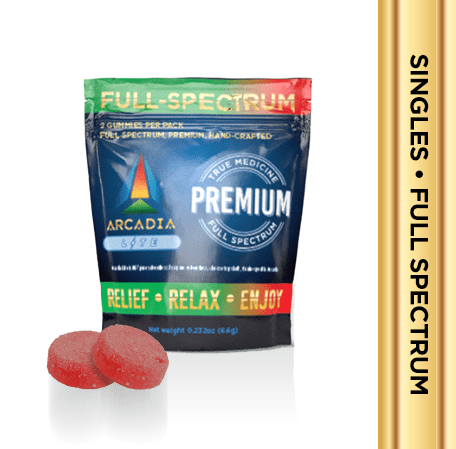 Arcadia Full Spectrum 2 pk 400mg Arcadia Lite Blend