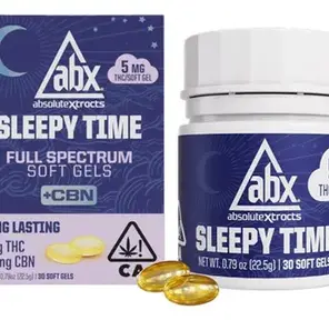 ABX - 5mg Sleepy Time Solventless + CBN Soft Gels - 30ct