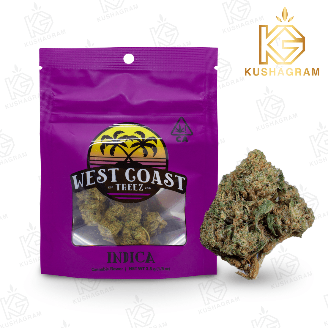 West Coast Treez - Zereals #2 - Indica - Classics 3.5g at KUSHAGRAM