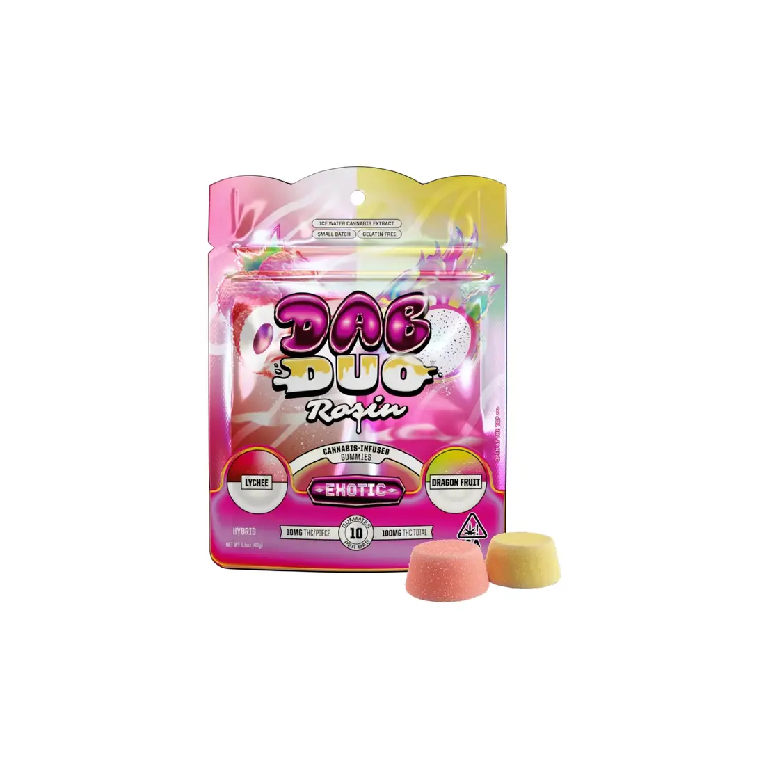 ABX Dab Duos Rosin Gummies Exotic 100mg