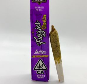 0.7g Slurricane (Indica) Single Live Resin Shorties Fuzzies - Sublime
