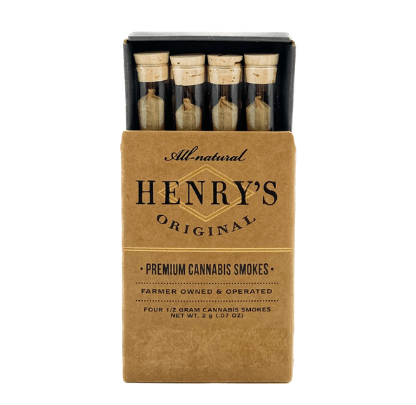 Henry's Original | Prerolls | 2g | 4pc x .5g | King Louis XIII
