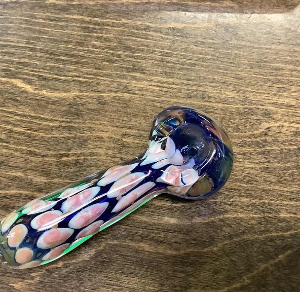 3.5in Spotted Glass Pipe