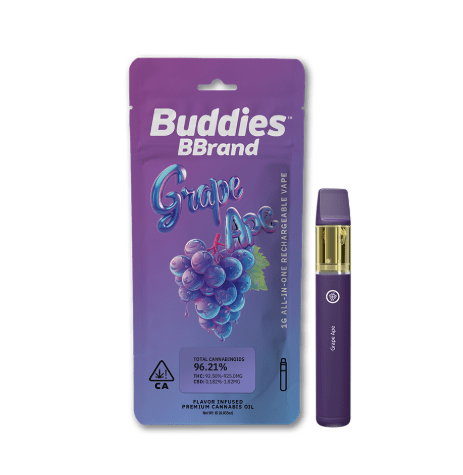 Buddies AIO Vape Grape Ape 1g