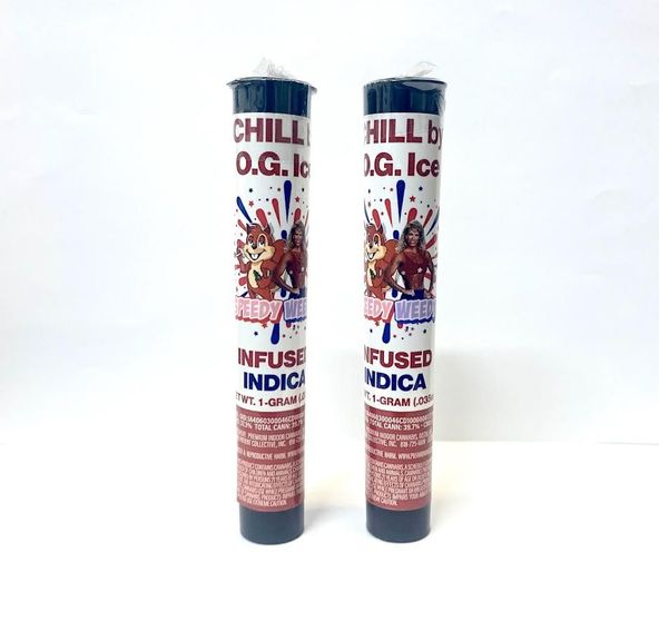 1. OG Ice x Speedy Weedy 1g Infused Pre Roll - Chill (I) 5/$50