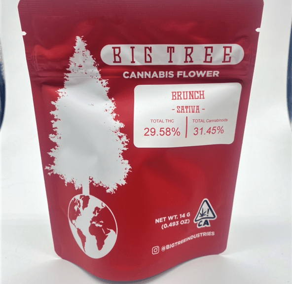 Brunch (sativa) - 14g Flower (THC 29%) by Big Tree Cannabis **2 for $120**