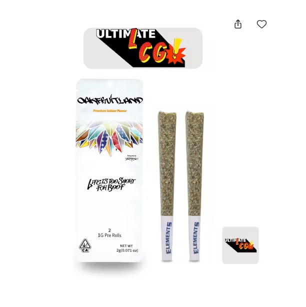 Oakfruitland - Ultimate LCG Dual Pack Preroll 2g