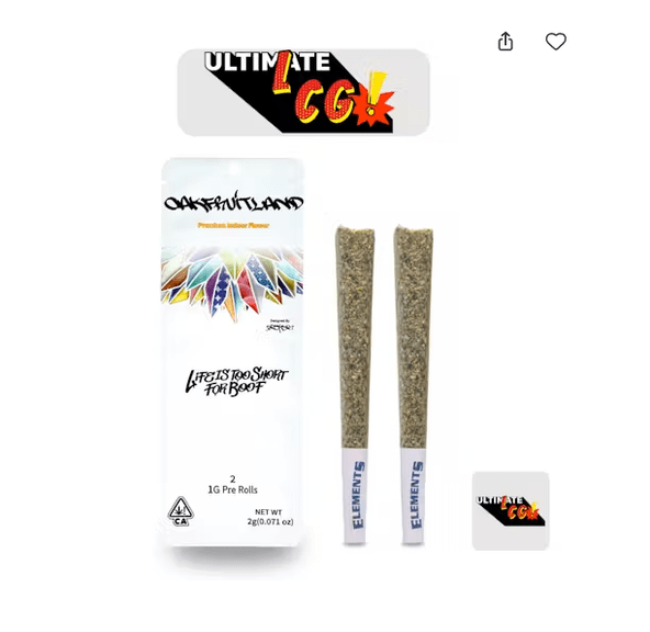 Oakfruitland - Ultimate LCG Dual Pack Preroll 2g