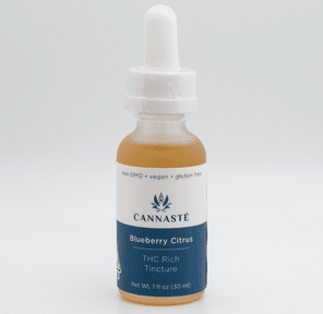Blueberry Citrus THC Rich Non-GMO, Vegan and Gluten Free Tincture (30 ml)