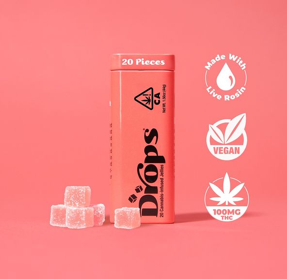 Drops 20pk Watermelon Gummies 100mg