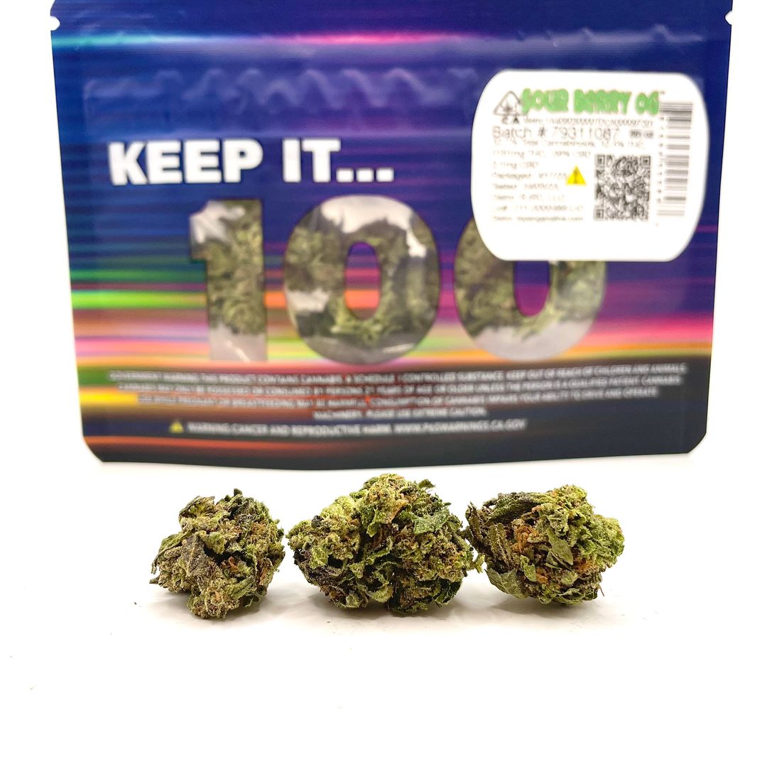 *BLOWOUT DEAL! $25 1/8 Sour Berry OG (32.5%/Hybrid) - Keep it 100