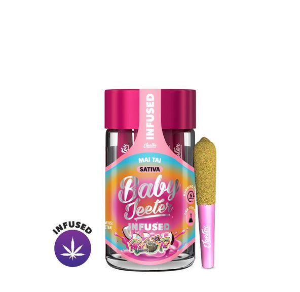 Jeeter - Baby Jeeter - Mai Tai - Rosin Infused Prerolls - 5pk - 2.5g - Sativa