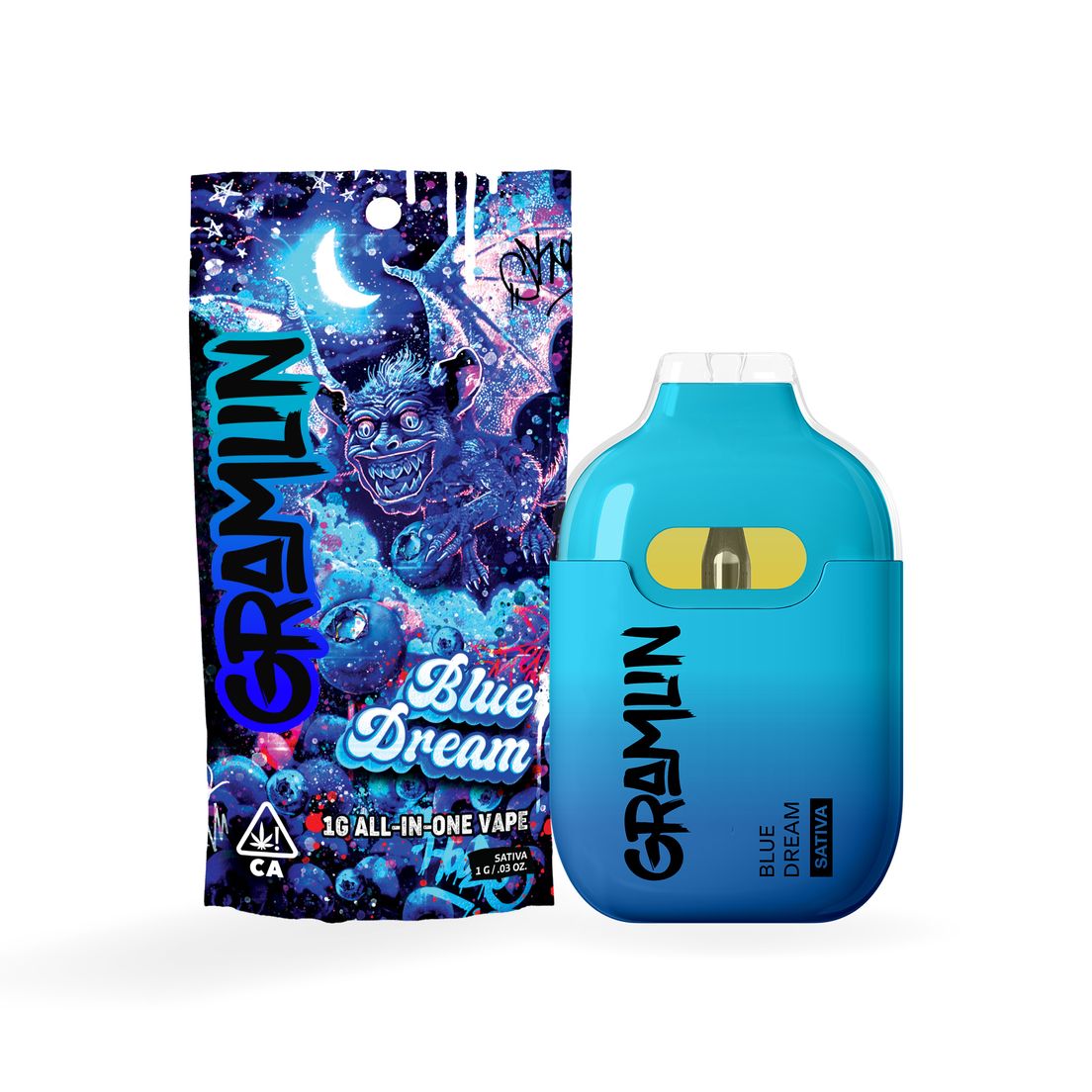 Gramlin - AIO Vape - 1g - Blue Dream