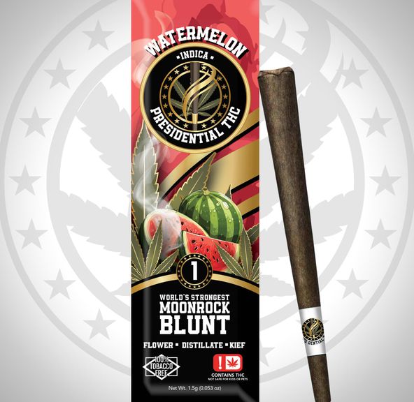 PRESIDENTIAL THC STRAWBERRY MOONROCK BLUNT 1.5G