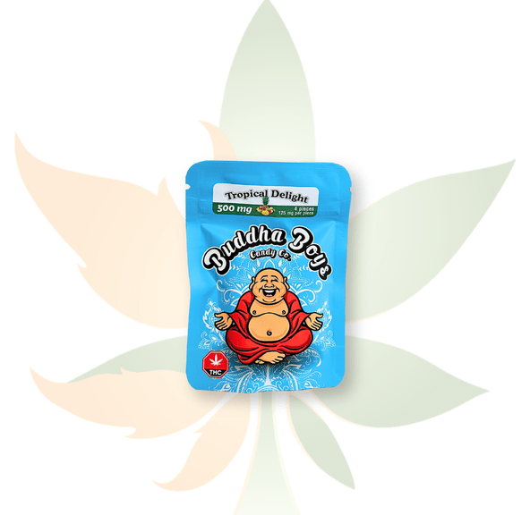 Buddha Boys - 500mg THC Gummies - Tropical Delight