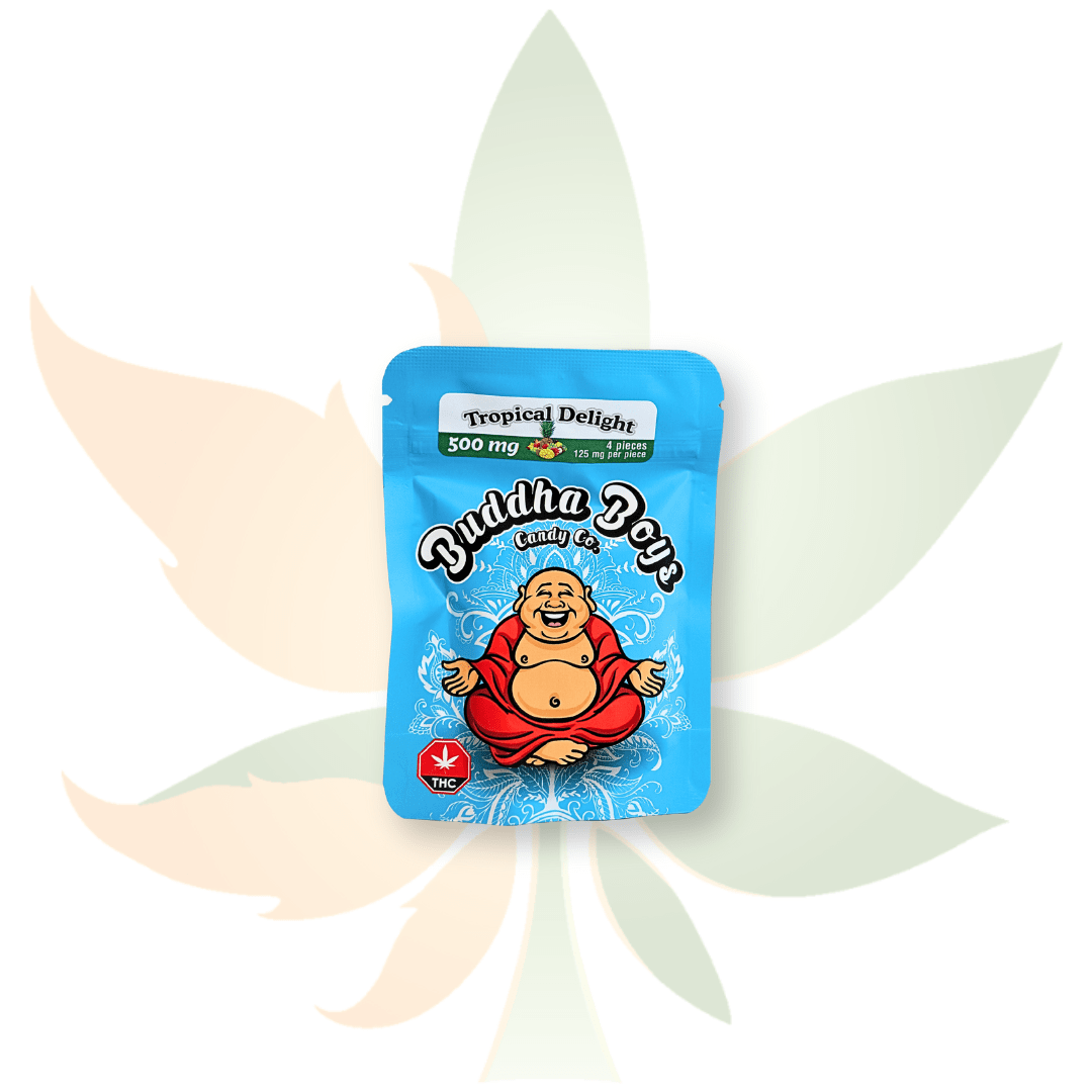 Buddha Boys - 500mg THC Gummies - Tropical Delight