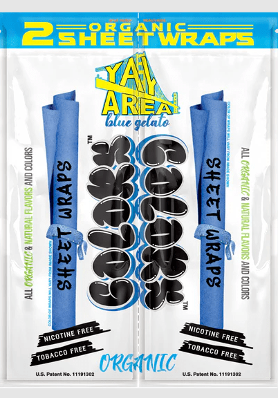 Color X - YAY AREA - Blue Gelato - 2 Pack Rolling Papers